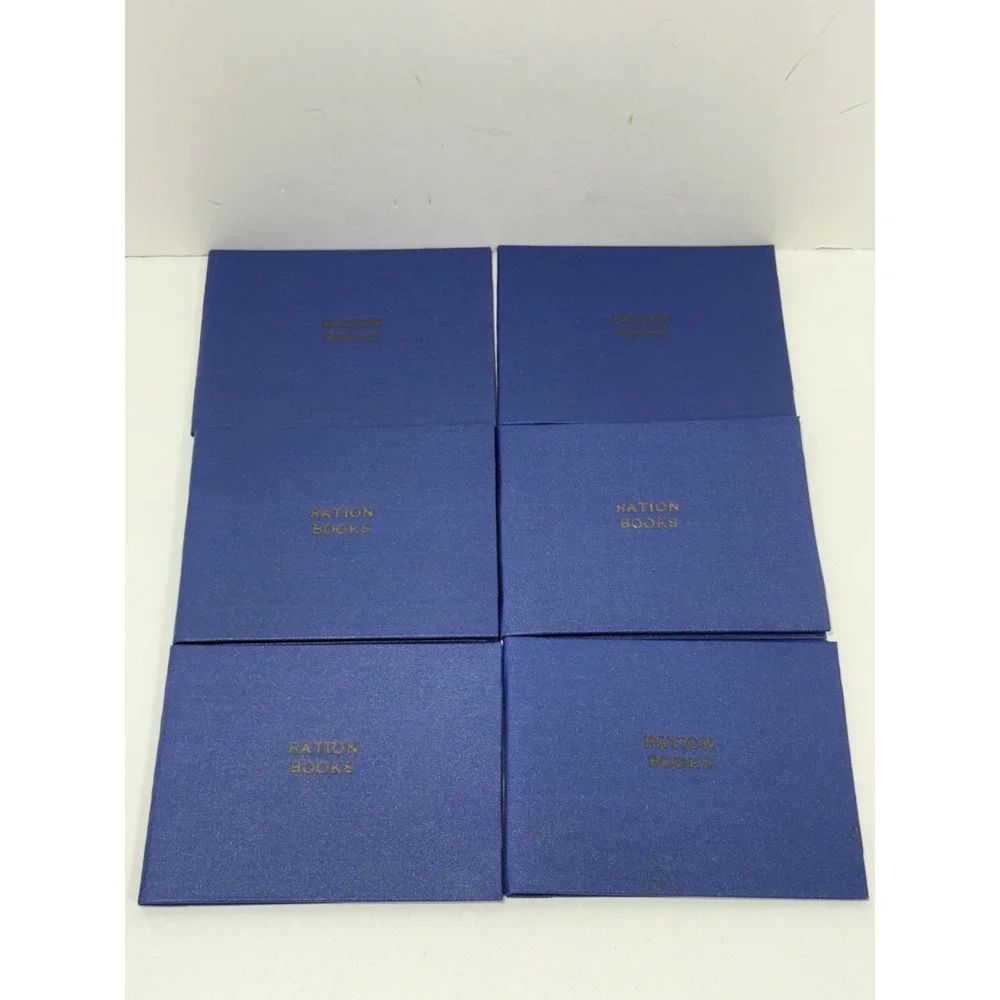 Ration Books‎ Holtite Cover  Case Lot Of 23 Brown Red Blue Green Ration Book WW